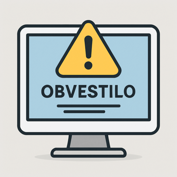 Obvestilo uporabnikom glede e-računa za junij